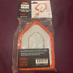 OXO Good Grips Extendable Tub & Tile Scrubber‎ Refill One Size Antimicrobial New
